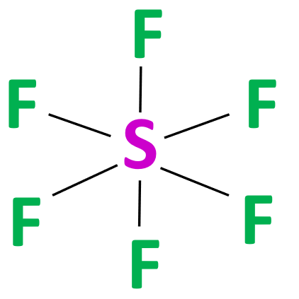 sf6 skeletal structure