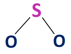 so2 skeletal structure