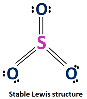 so3 lewis dot structure