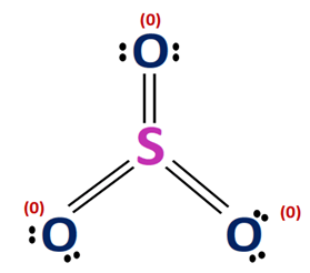 sulfur trioxide lewis structure with formal charge