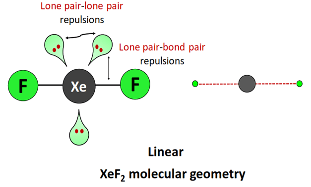 xef2 molecular geometry or shape