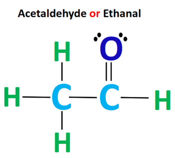 acetaldehyde isomers of c2h4o lewis structure