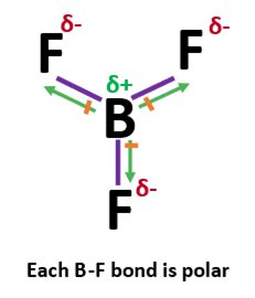 bond in bf3 is polar