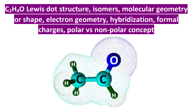 c2h4o lewis structure isomers