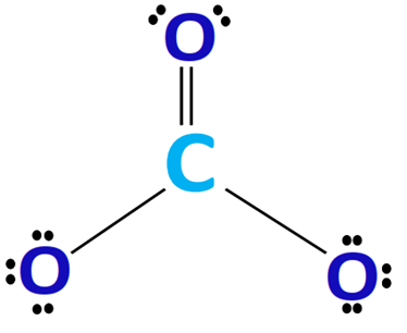 carbonate ion lewis structure