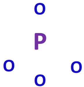 central atom in po43-