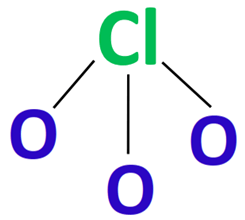 clo3- skeletal structure