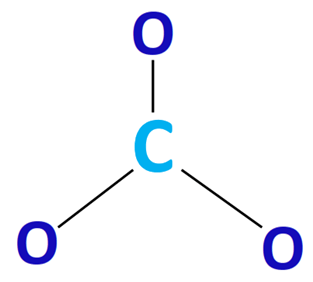 co32- skeletal structure