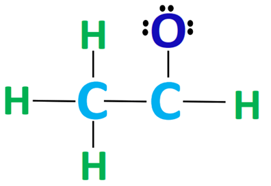 complete octet of outer atom in c2h4o