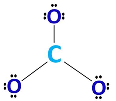 complete the octet of outer atoms in co32-