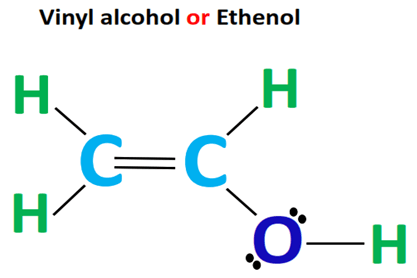 ethenol isomers of c2h4o lewis structure