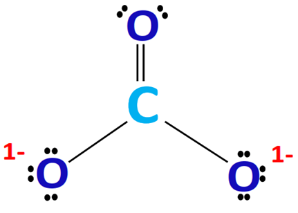 formal charge in co32- lewis structure