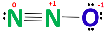 formal charge in n2o lewis structure