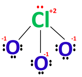 high formal charge in clo3- lewis structure