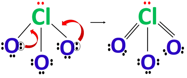 minimize the formal charge in clo3- lewis structure