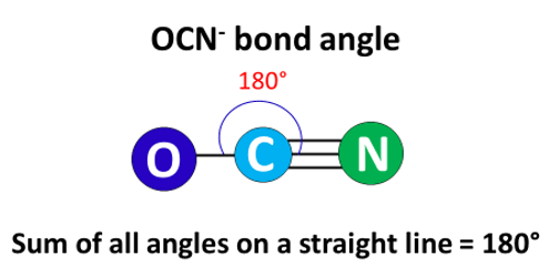 ocn- bond angle