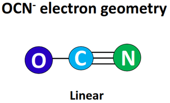 ocn- electron geometry