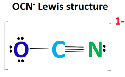 cyanate (ocn-) lewis structure