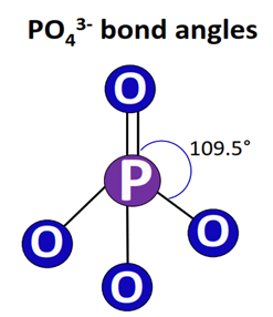 po43- bond angle