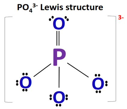 po43- lewis structure