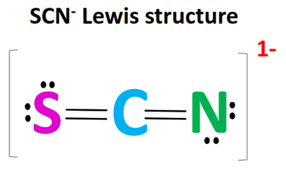 scn- lewis structure