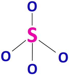 so42- skeletal structure