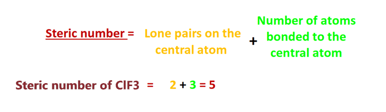 Clf3 steric number for its hybridization