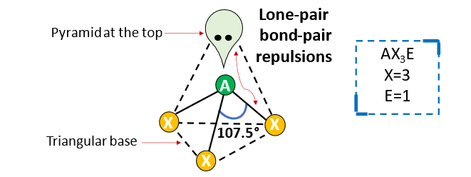 ax3e bond angle