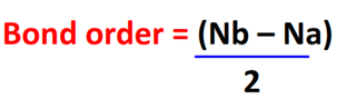 bond order formula for CN-