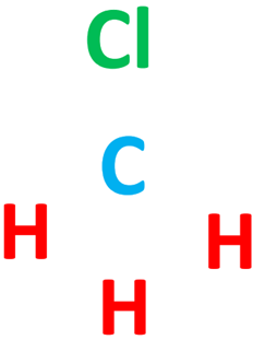 central atom in ch3cl