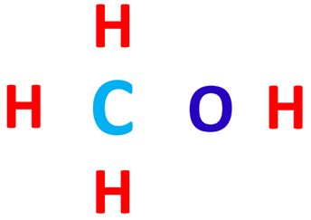 central atom in ch3oh