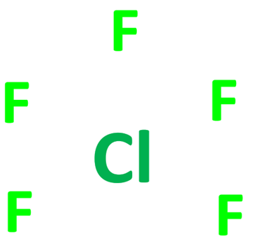 central atom in clf5