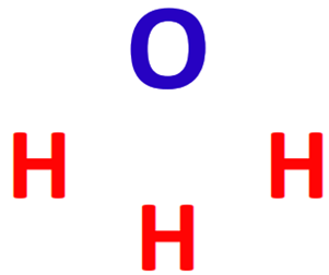 central atom in h3o+