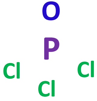 central atom in pocl3