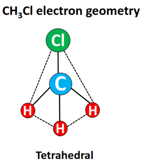 ch3cl electron geometry