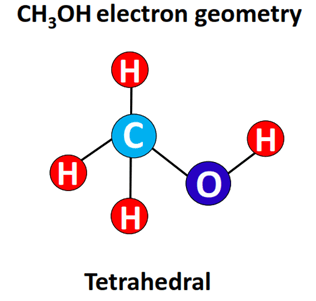 ch3oh electron geometry