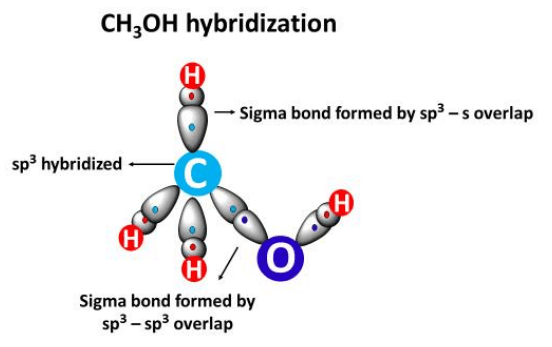 ch3oh hybridization