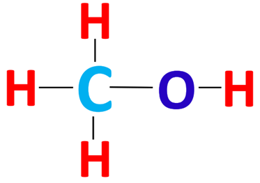 ch3oh skeletal structure