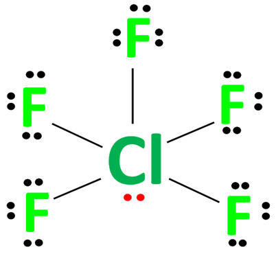 clf5 lewis dot structure