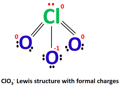 clo3- lewis structure with formal charge