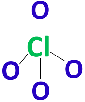 clo4 skeletal structure