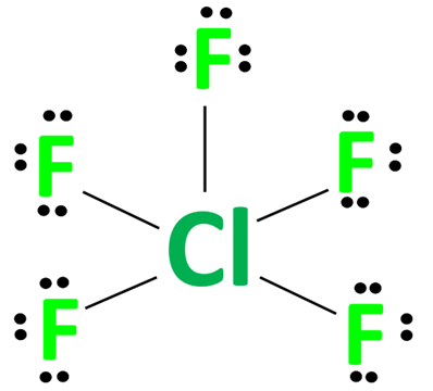 complete octet of outer atom in clf5