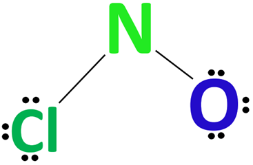 complete the octet of outer atom in nocl