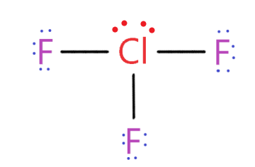 ClF3 lewis dot structure