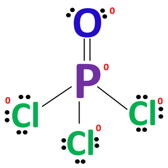 formal charge in pocl3 lewis structure