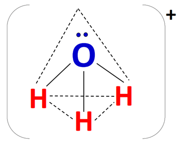 h3o+ example of ax3e type molecule