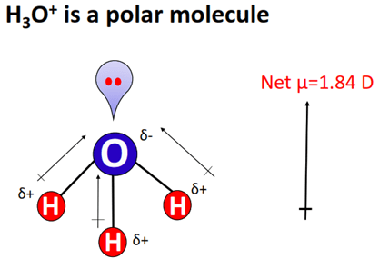 h3o+ polar or nonpolar