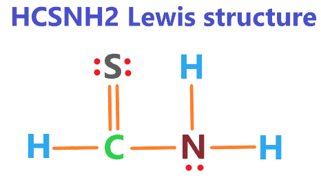 hcsnh2 lewis structure