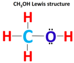 CH3OH lewis structure, molecular geometry, hybridization, bond angle