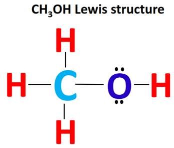 methanol (ch3oh) lewis structure